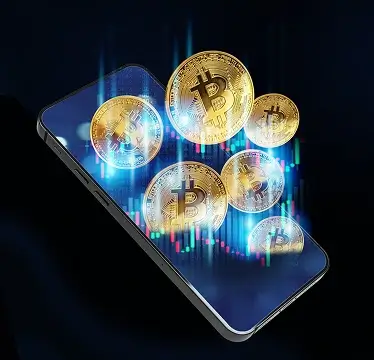 Dashboard di trading dell'app BTC Bitavaro 8.2 su smartphone